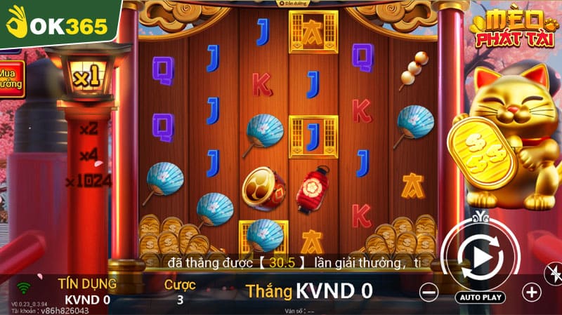 Đôi nét về tựa game GO Mèo Phát Tài tại OK365